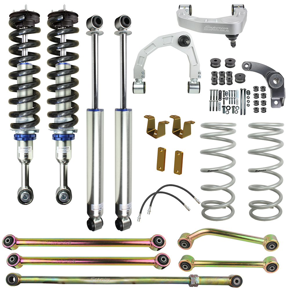 Superior Monotube IFP 2.0 3 Inch (75mm) Lift Kit Suitable For Toyota LandCruiser 200 Series (Kit) - SUP-MG-LC2003
